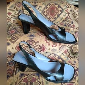 Nicole Vintage Leather Slingback Sandals